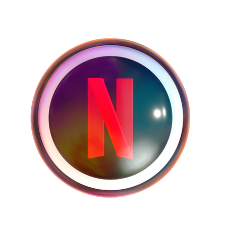 Free ネットフリックス  3D Icon