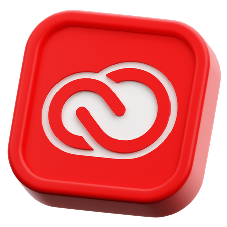 Free アドビクリエイティブクラウド  3D Icon