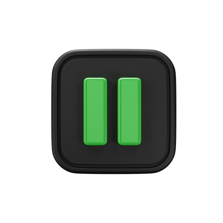 Free 一時停止  3D Icon
