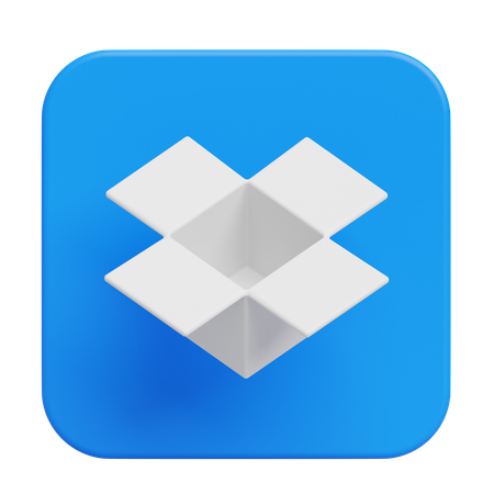 Free ドロップボックス  3D Icon