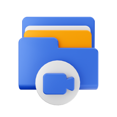 Free ビデオカメラフォルダ  3D Icon