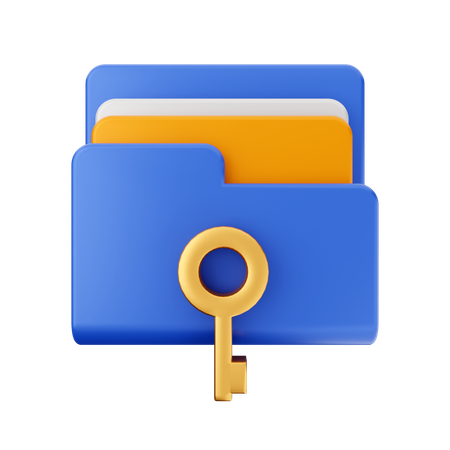 Free 키 폴더  3D Icon