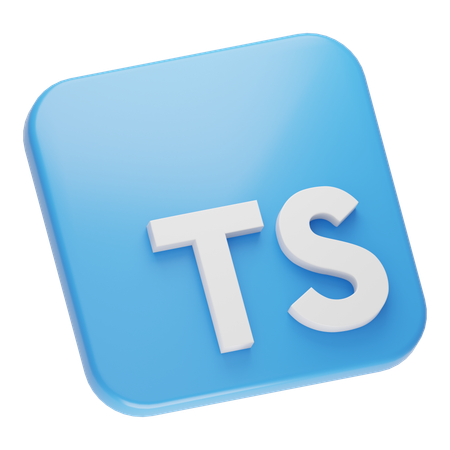 Free タイプスクリプト  3D Icon