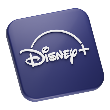 Free ディズニープラス  3D Icon