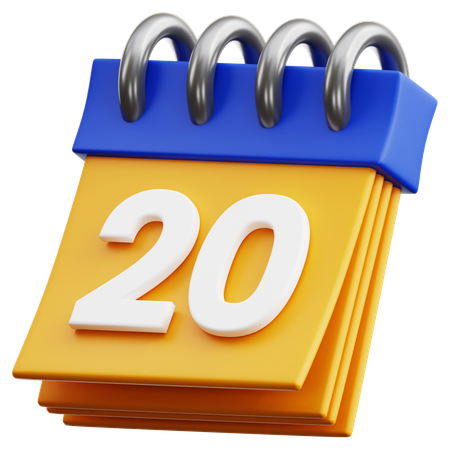 Free 20 data  3D Icon