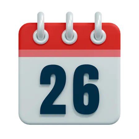 Free Calendar Illustration 3D Icon