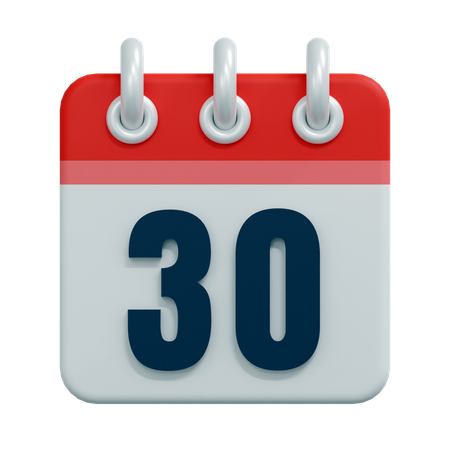 Free 30 data  3D Icon