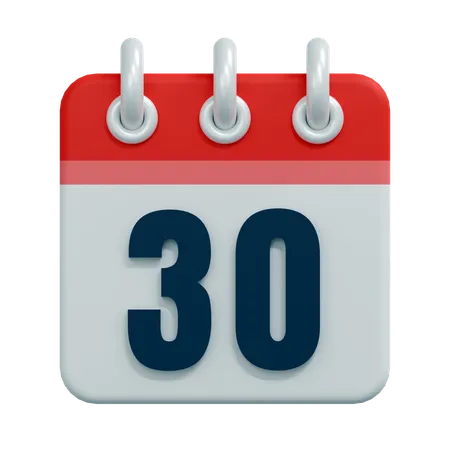 Free 30 data  3D Icon