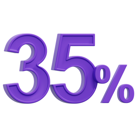 Free 35%  3D Icon