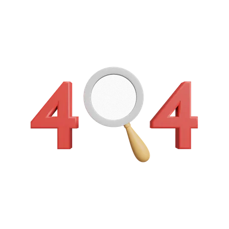 Free 404 Error 3D Illustration