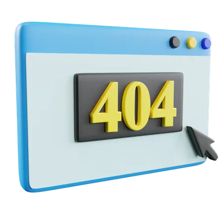 Free 404 Fehler  3D Icon