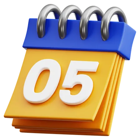 Free 5 data  3D Icon