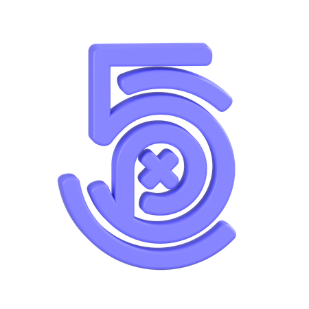 Free 500px  3D Icon