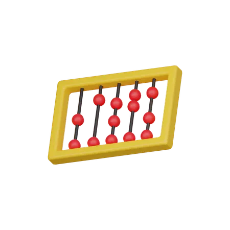 Free Abacus  3D Icon