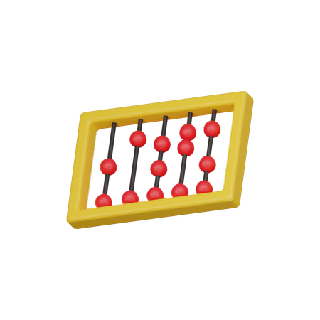 Free Abacus  3D Icon