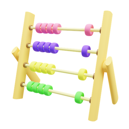 Free Abacus  3D Icon