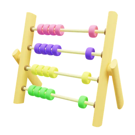 Free Abacus  3D Icon