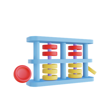 Free Abacus  3D Icon