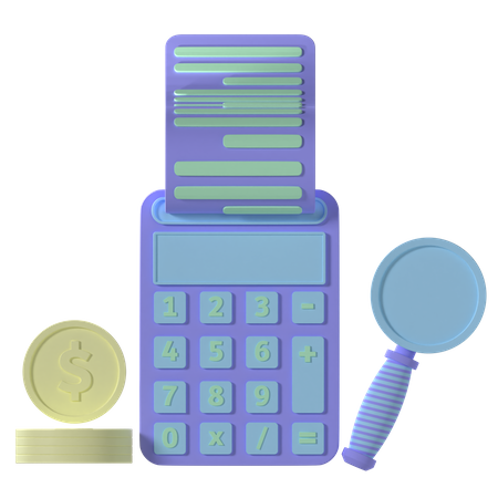 Free Accounting  3D Icon