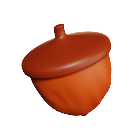 Free Acorn  3D Icon