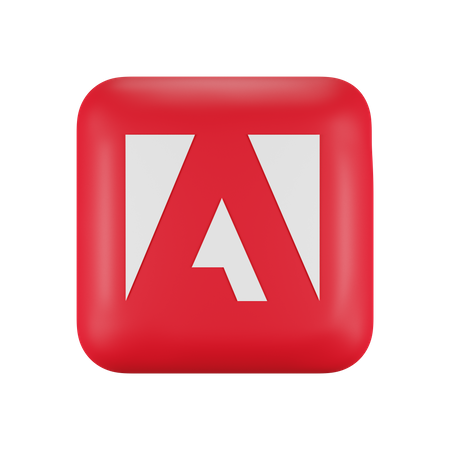 Free Adobe  3D Icon