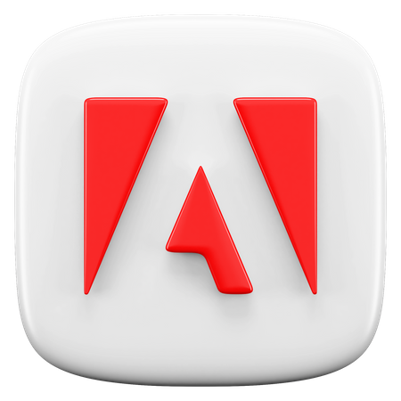 Free Adobe  3D Icon