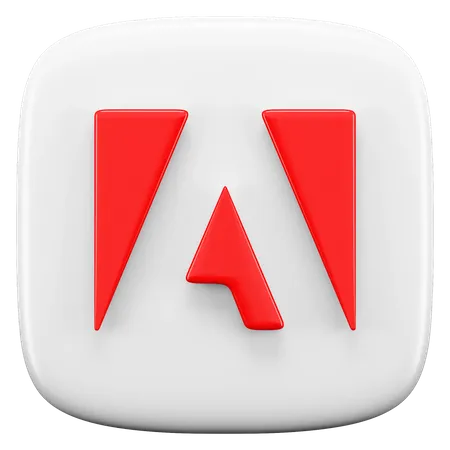 Free Adobe  3D Icon