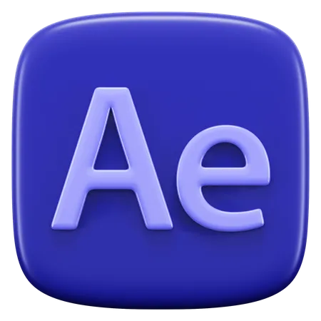 Free Adobe After Effects  3D Icon