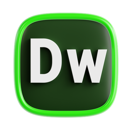 Free Adobe Dreamweaver  3D Icon
