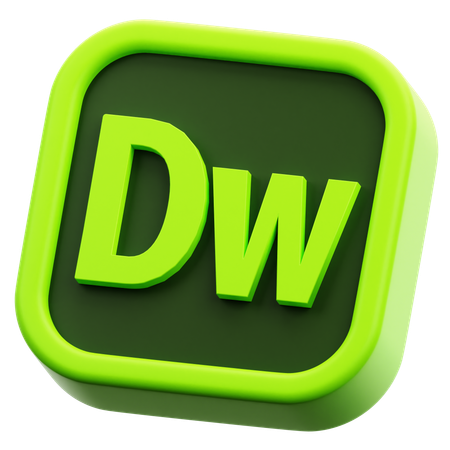 Free Adobe Dreamweaver  3D Icon