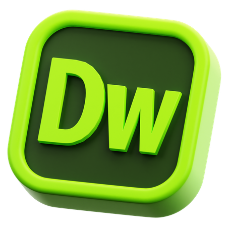 Free Adobe Dreamweaver  3D Icon