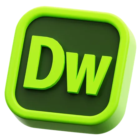 Free Adobe Dreamweaver  3D Icon