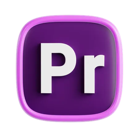 Free Adobe estreno pro  3D Icon