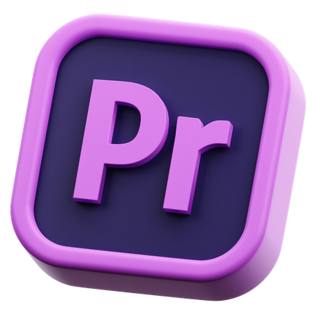 Free Adobe estreno pro  3D Icon