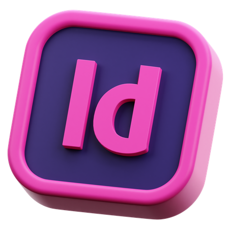 Free Adobe InDesign  3D Icon