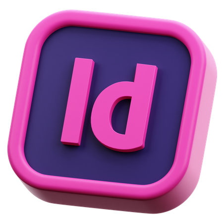 Free Adobe InDesign  3D Icon