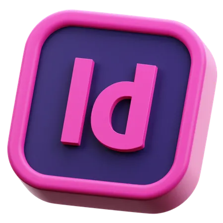 Free Adobe InDesign  3D Icon
