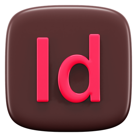 Free Adobe Indesign  3D Icon