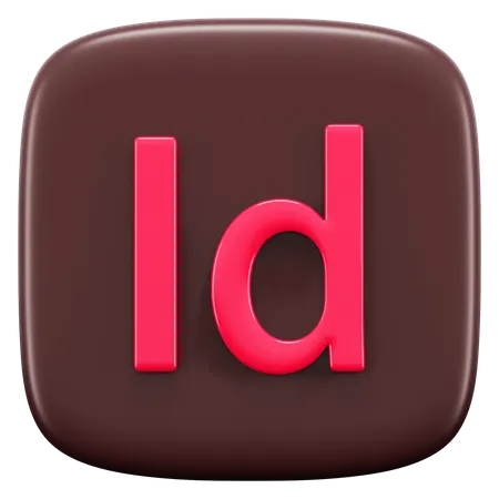 Free Adobe InDesign  3D Icon