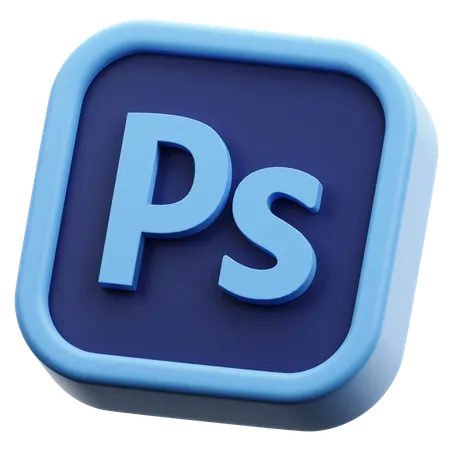 Free Adobe Photoshop  3D Icon