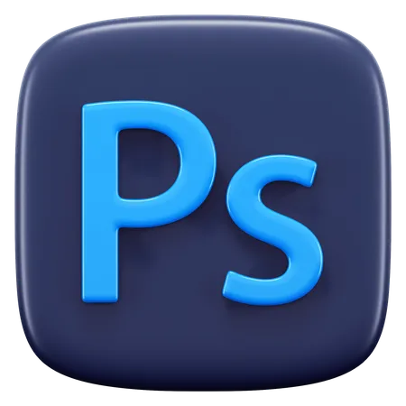 Free Adobe photoshop  3D Icon