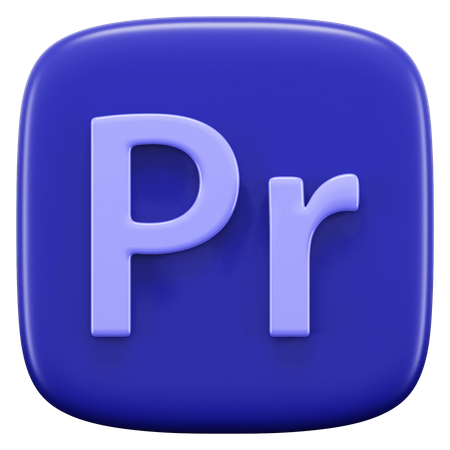 Free Adobe Premier  3D Icon