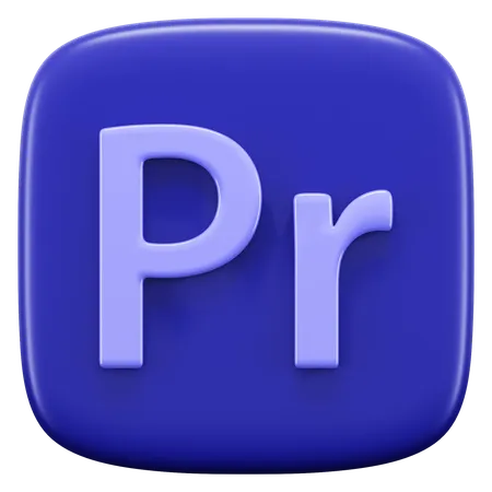 Free Adobe Premier  3D Icon