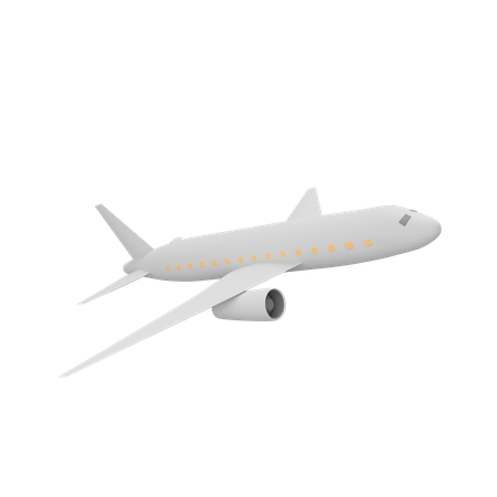 Free Aeroplane  3D Icon