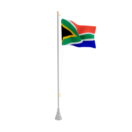 Free África do Sul  3D Flag