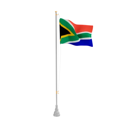 Free África do Sul  3D Flag