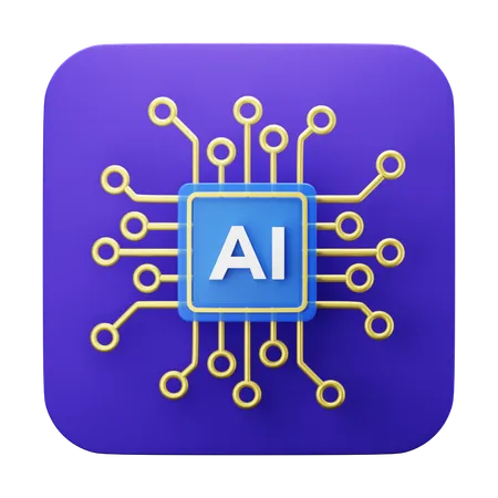 Free Ai  3D Icon