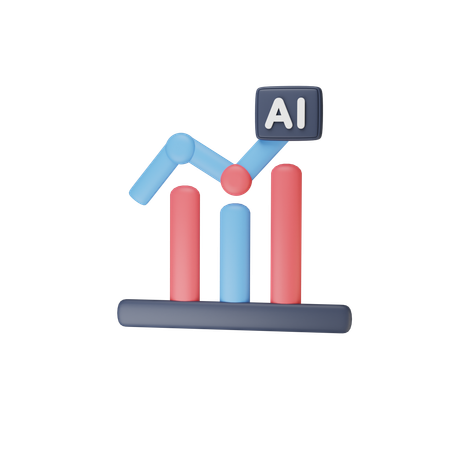 Free Analyse de l'IA  3D Icon