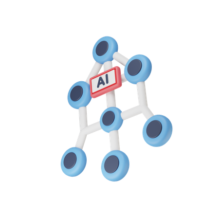 Free Ai Network  3D Icon