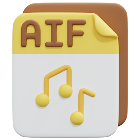 Free Aif File  3D Icon